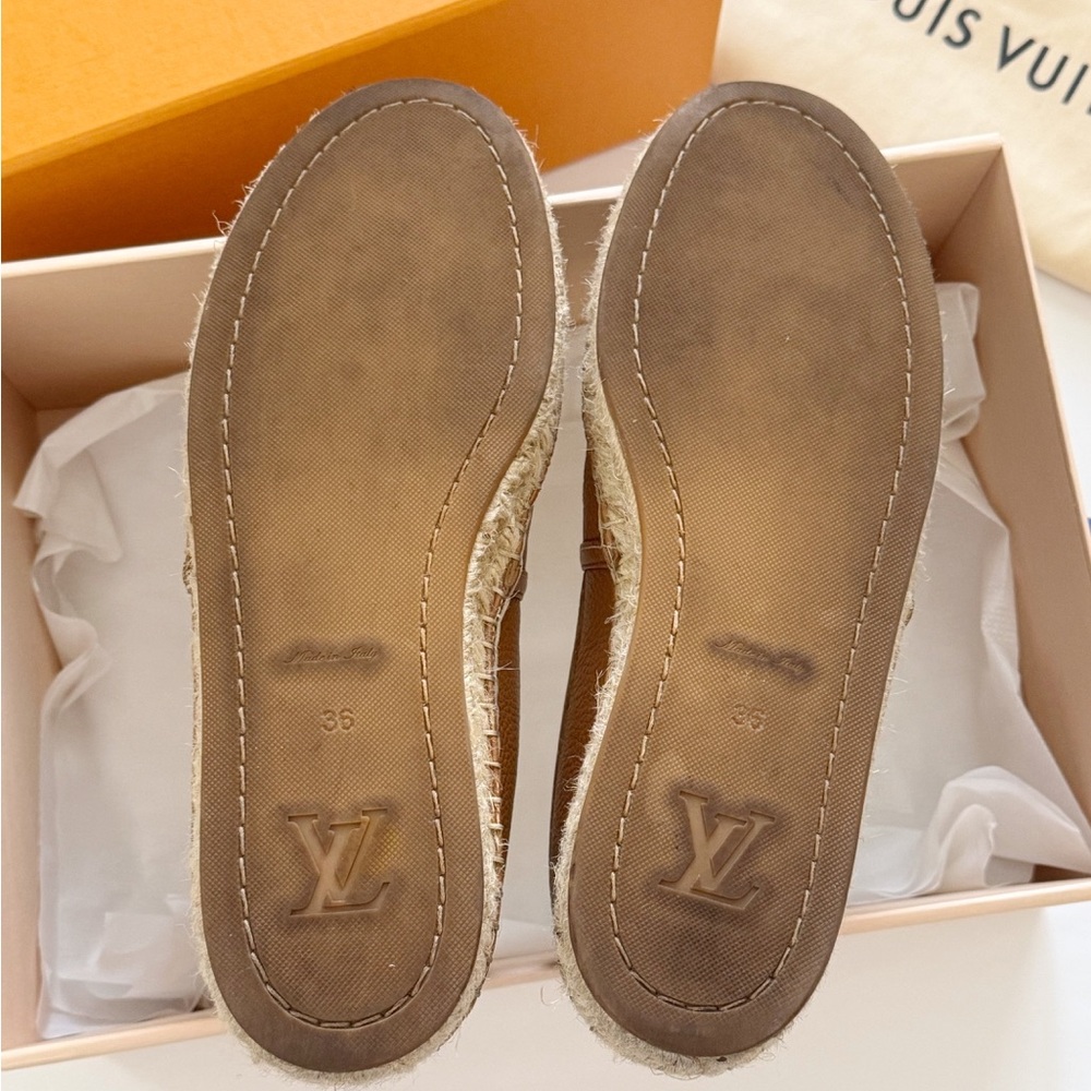 Louis Vuitton Starboard Leather Espadrilles size 36 - Picture 12 of 16